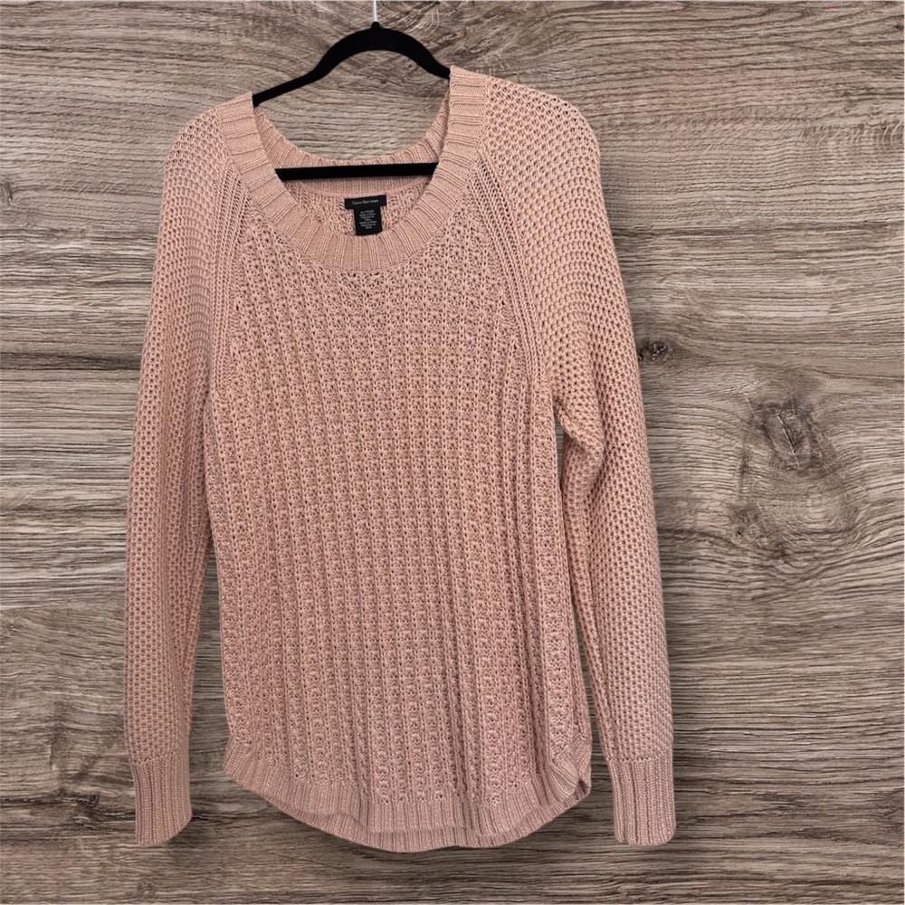 Calvin Klein Jeans Women's Blush Pink  salmon Crew Neck Sweater Size  Xl/TG